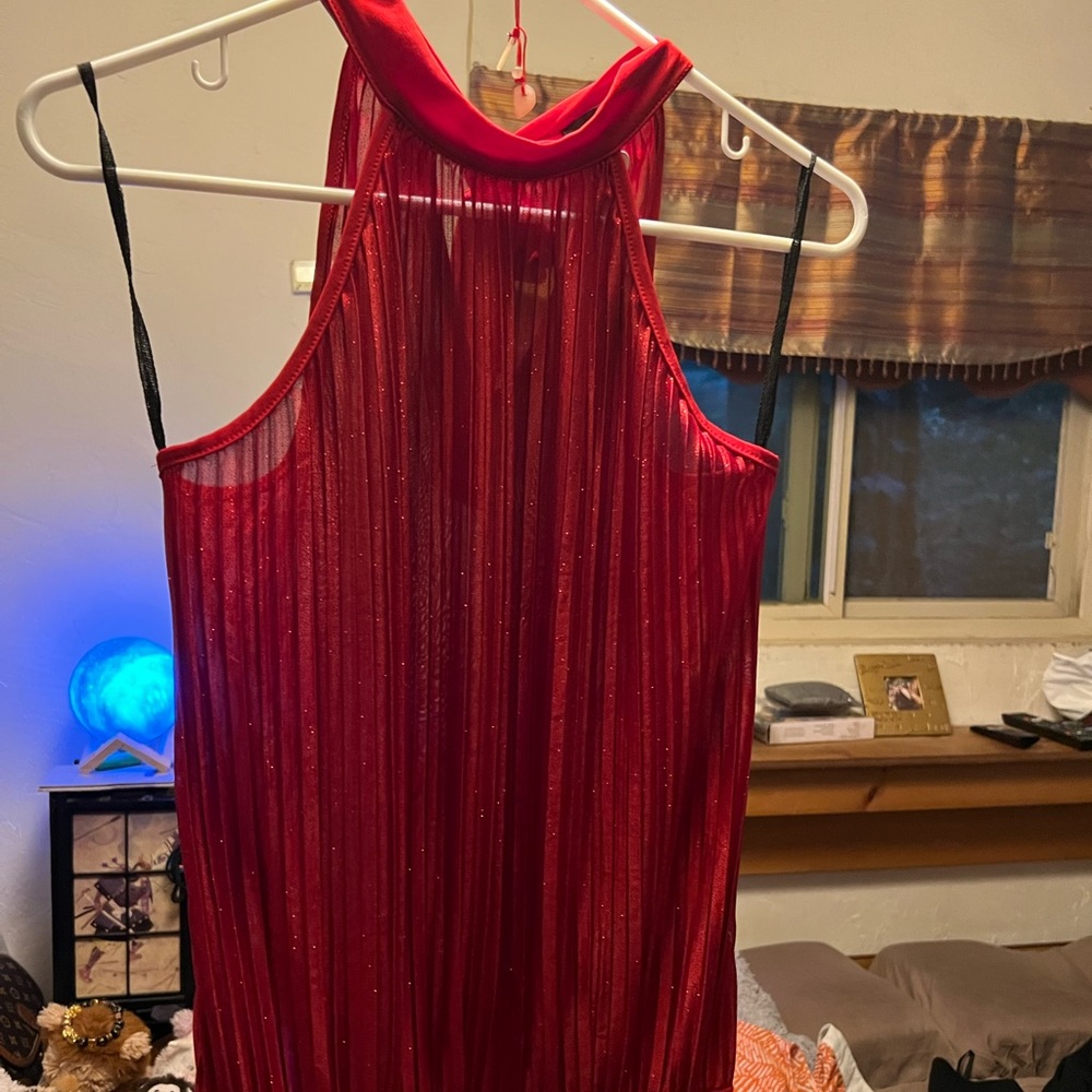 Red Beautiful Blouse